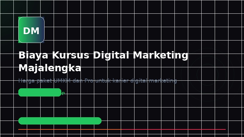 Biaya Kursus Digital Marketing di Majalengka untuk UMKM dan Profesional