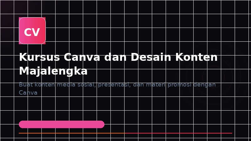 Kursus Canva dan Desain Konten Media Sosial di Majalengka