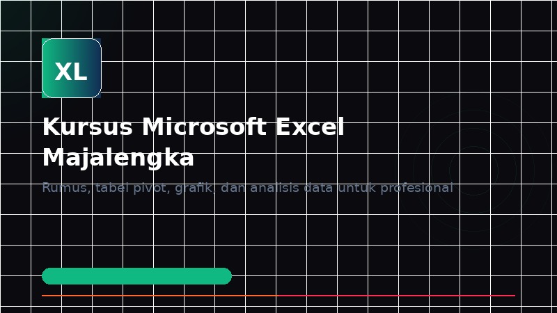 Kursus Microsoft Excel Majalengka: Rumus, Pivot Table, dan Analisis Data Profesional